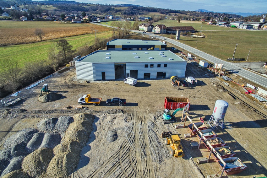 Suivi de chantier village d'entreprises Sillingy (du 9 au 22 janvier 2017)